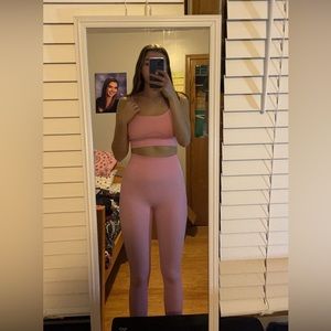 amazon pink workout set